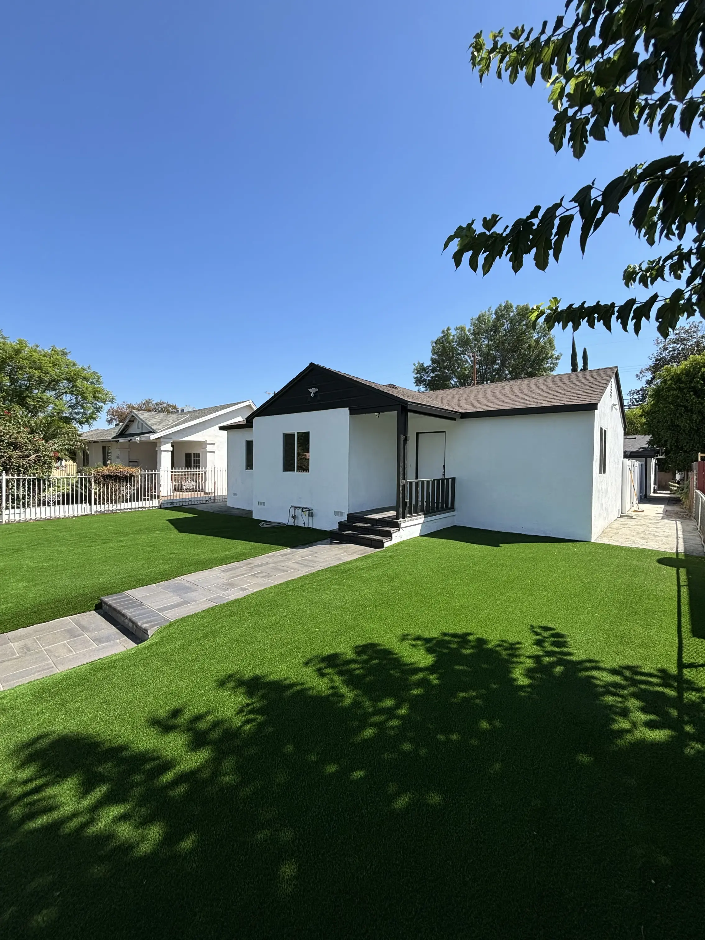 Finished Encino home exterior after full remodel