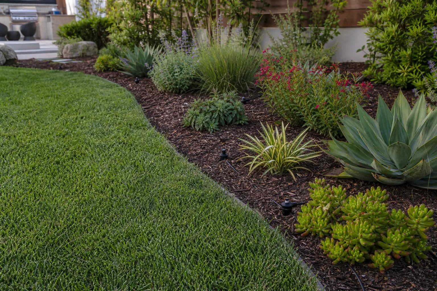 Planting, sod, and irrigation outdoor remodel